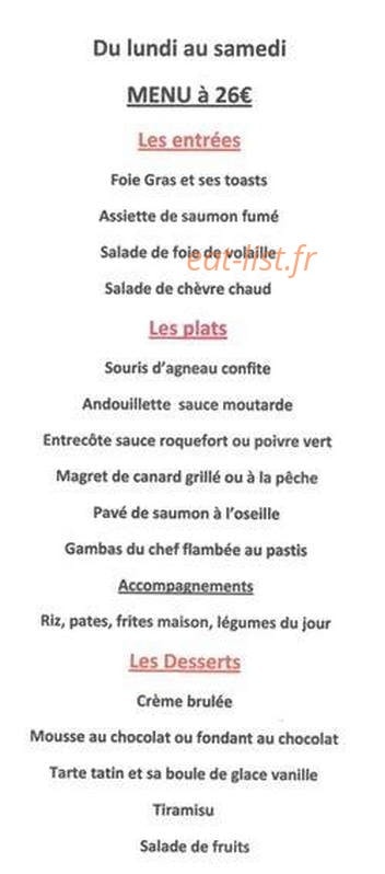 Chez Manu — carte page 2