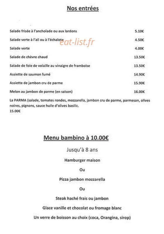 Chez Manu — carte page 3