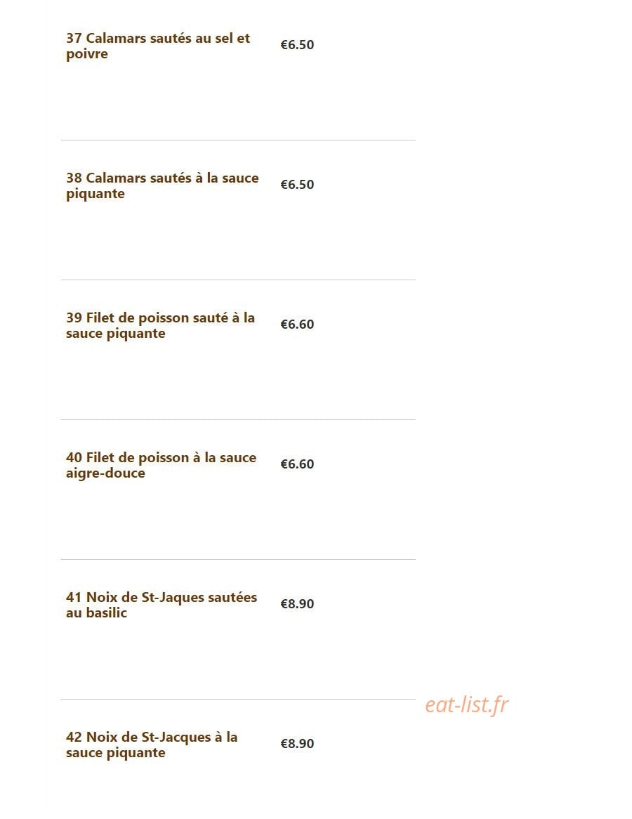 Garden Sushi — carte page 37