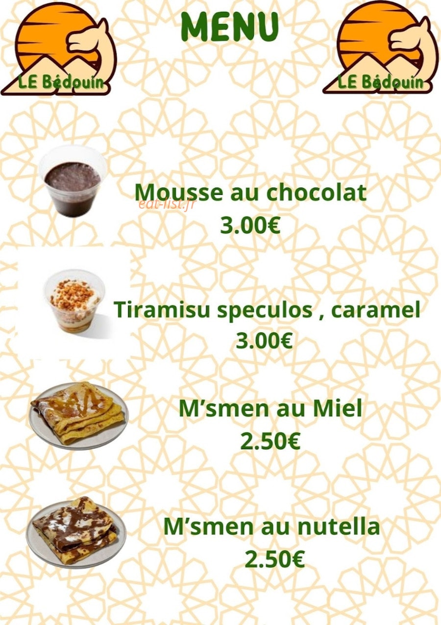 Le bedouin — carte page 4