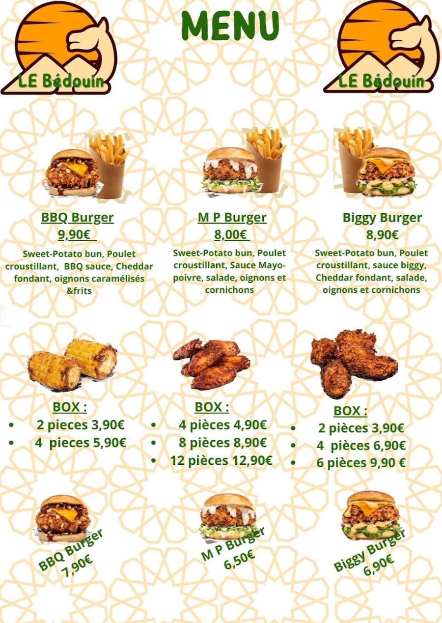 Le bedouin — carte page 3