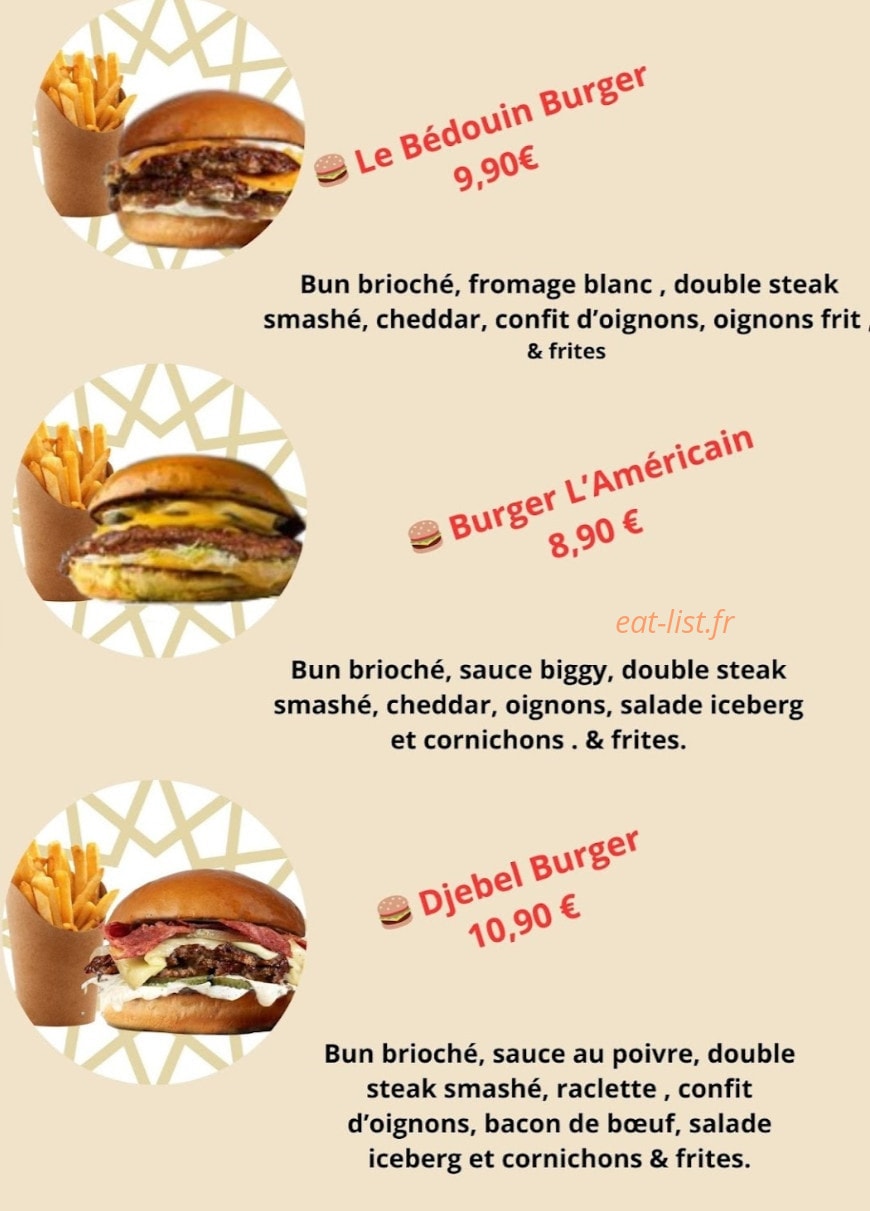 Le bedouin — carte page 2