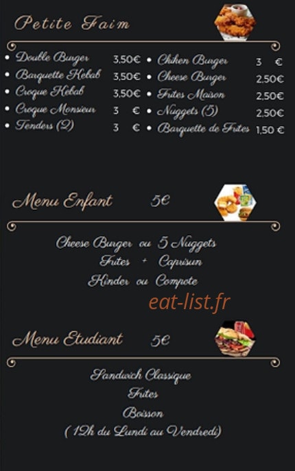Le Gourmet — carte page 6