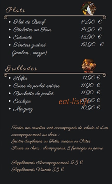 Le Gourmet — carte page 2