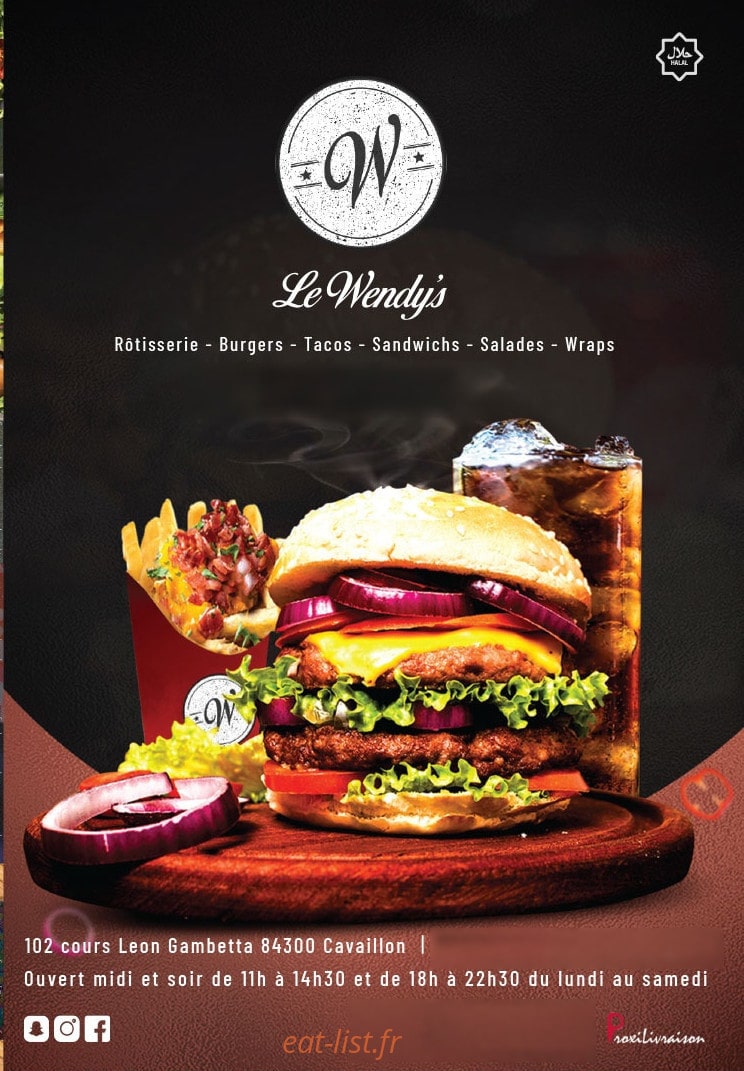Le Wendy's — carte page 1