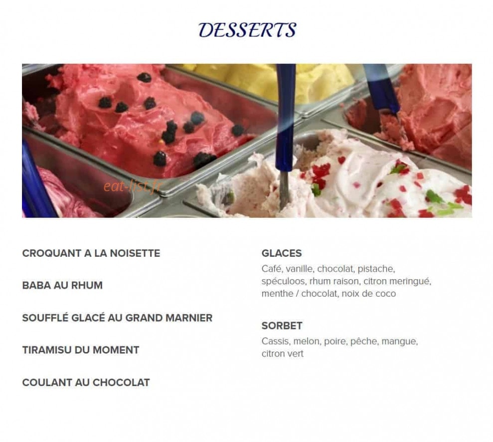 Les Petits Plats — carte page 3