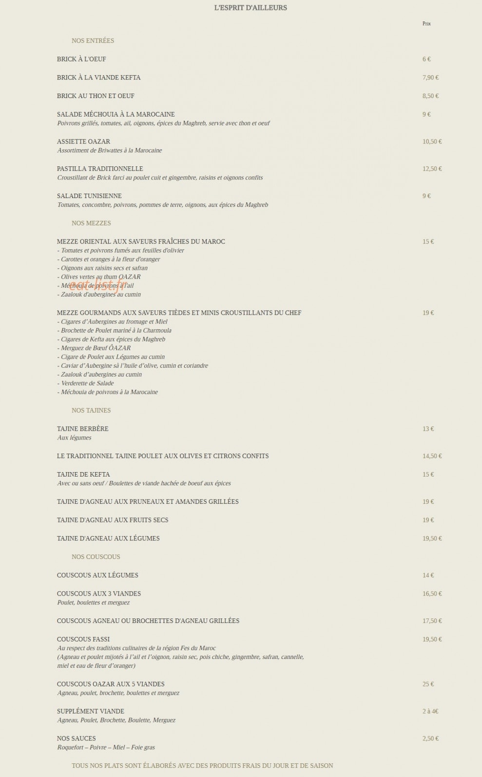 Ôazar — carte page 1