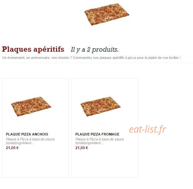Pizza de la gare — carte page 11