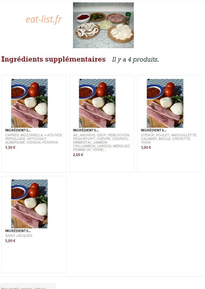 Pizza de la gare — carte page 13