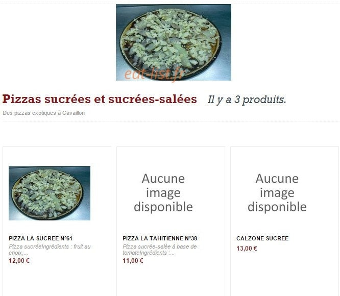 Pizza de la gare — carte page 5