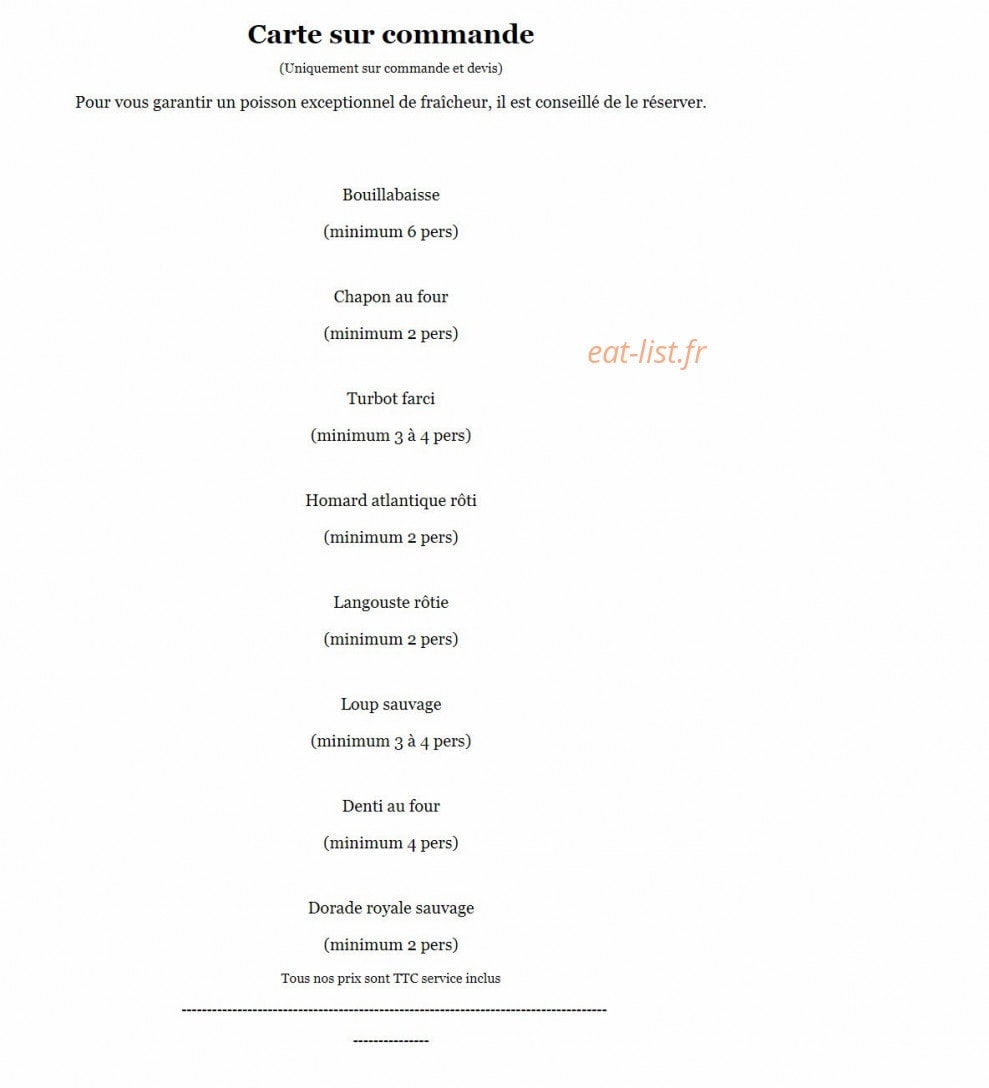 Relais Des Saveurs — carte page 4