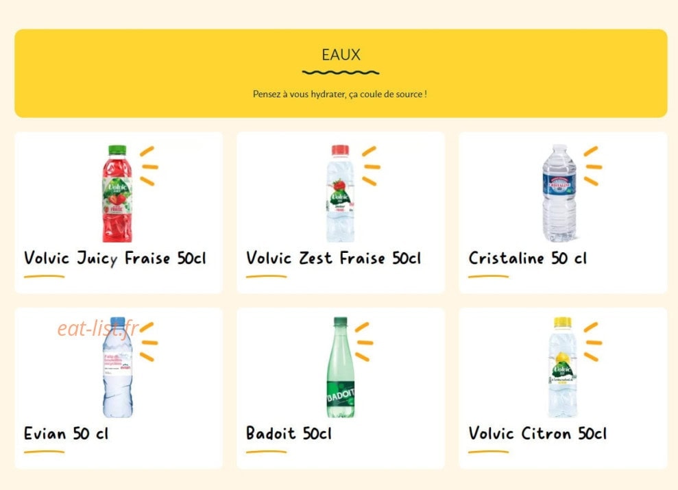 La Croissanterie — carte page 14