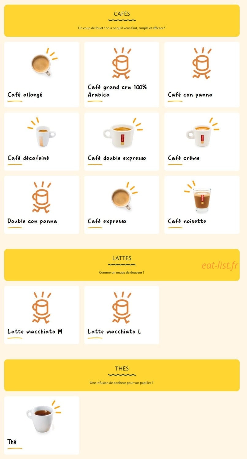 La Croissanterie — carte page 11