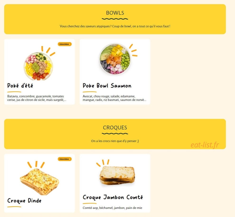 La Croissanterie — carte page 5