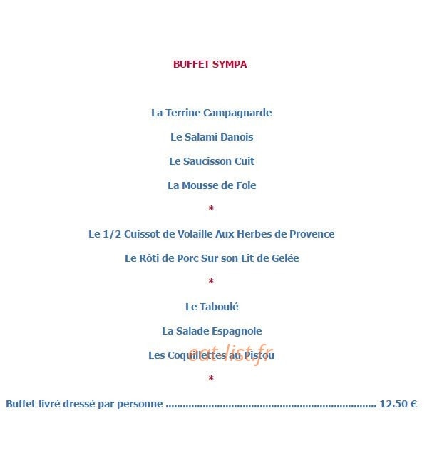 Repas Service Traiteur — carte page 7