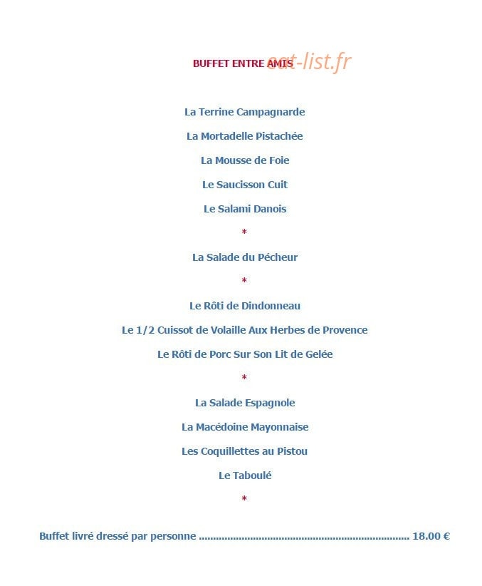 Repas Service Traiteur — carte page 8