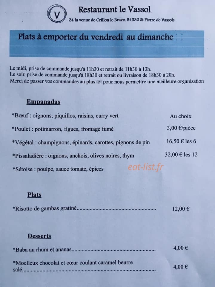 Le Vassol — carte page 2