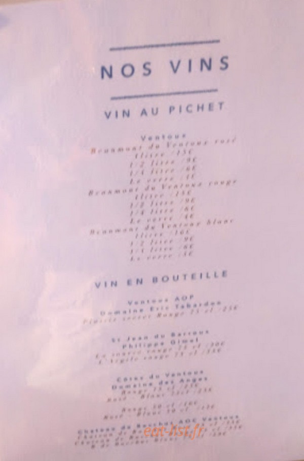 Chez Max — carte page 5