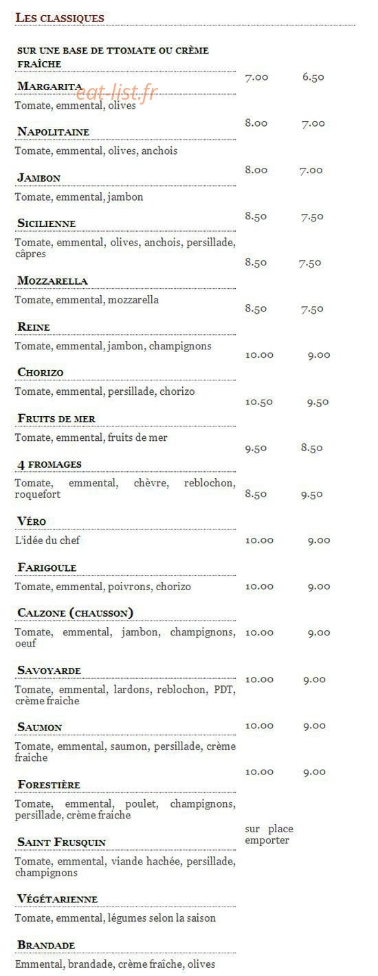 La Farigoule — carte page 1
