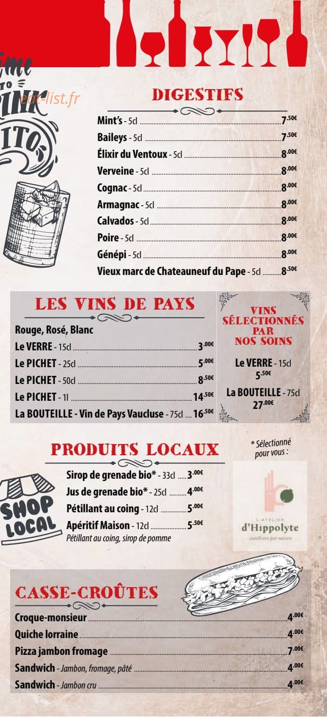 Le Casino — carte page 7