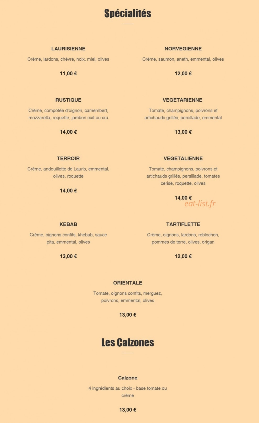 La Storia — carte page 4
