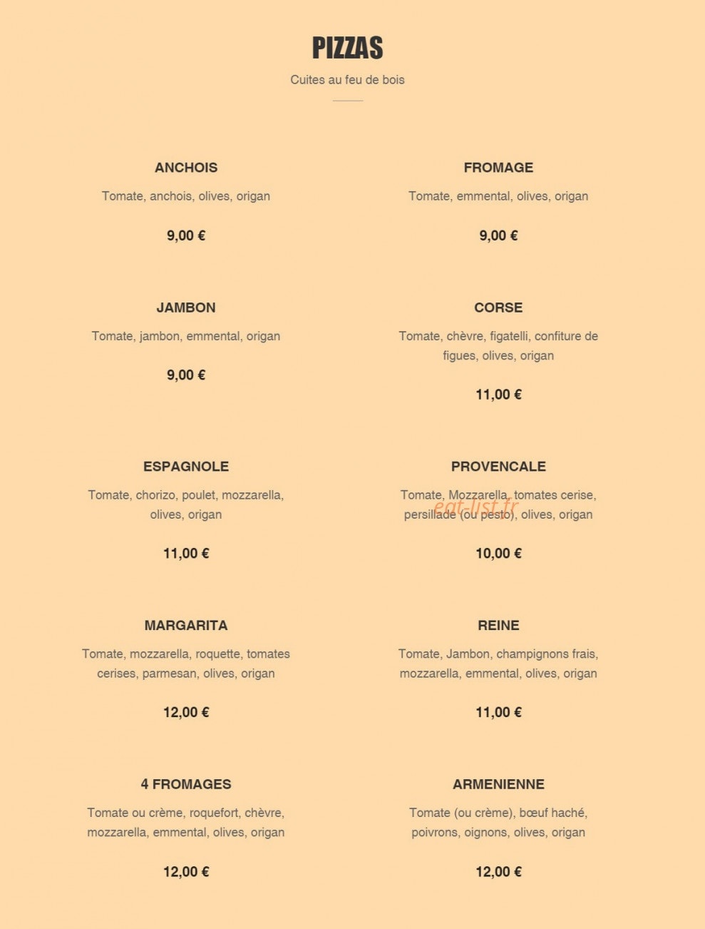La Storia — carte page 2