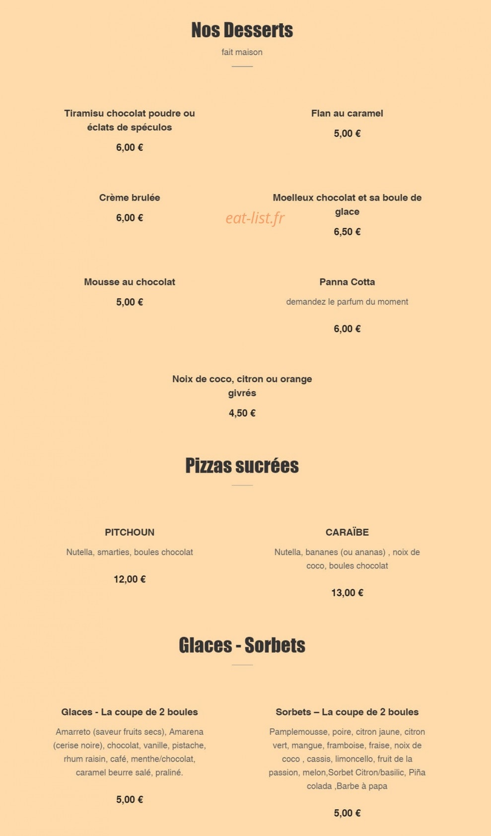 La Storia — carte page 6