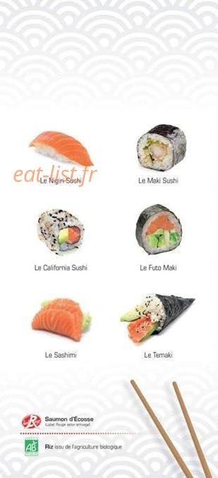 Sushi'C — carte page 6