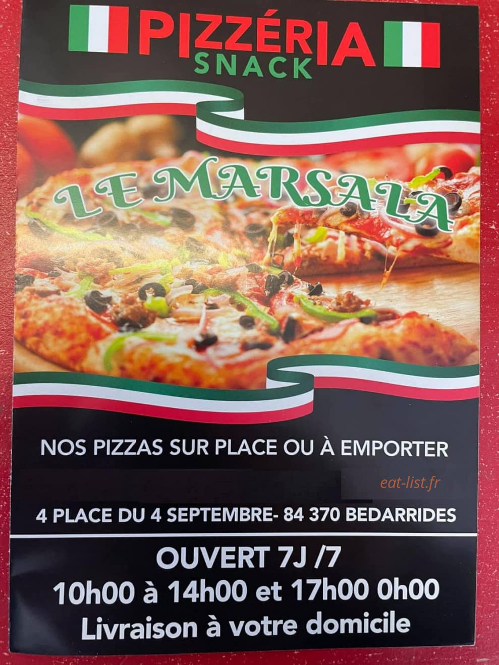 Chez Vito — carte page 1