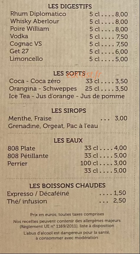 La Maison Des Chimères — carte page 4