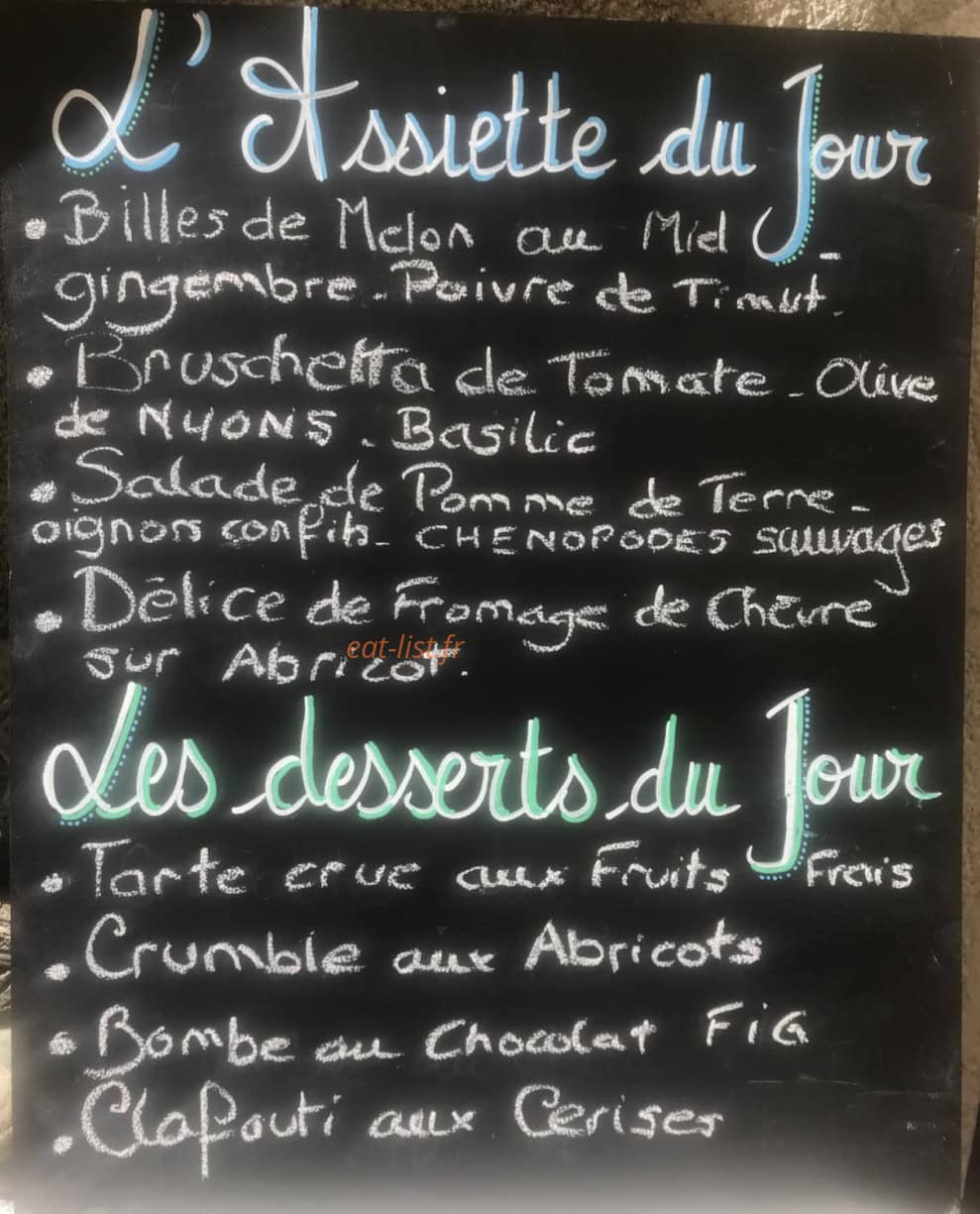 Les Aventurières du goût — carte page 1