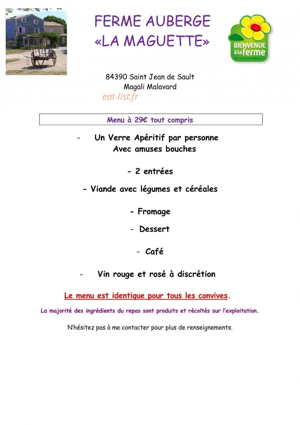 La Maguette — carte page 1