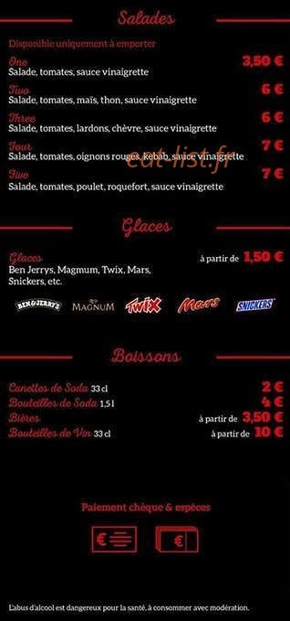 Casa Pizza — carte page 5