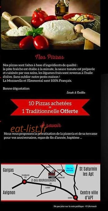 Casa Pizza — carte page 6