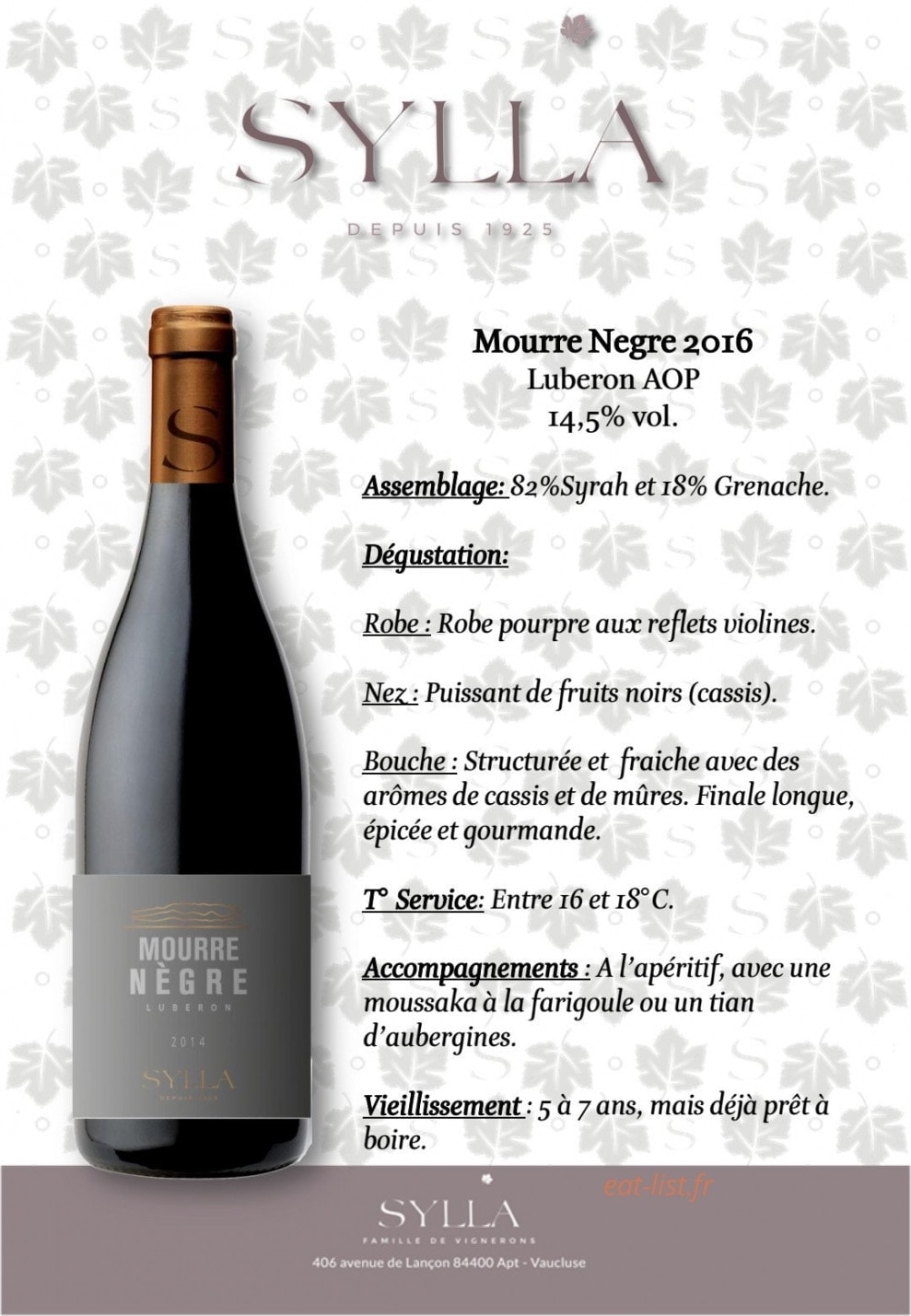 Chez Sylla — carte page 2