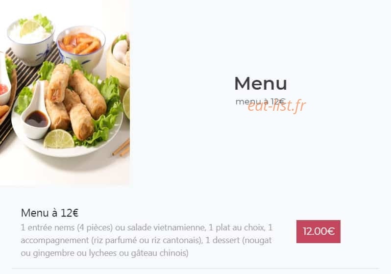 Kimy Sushi — carte page 1