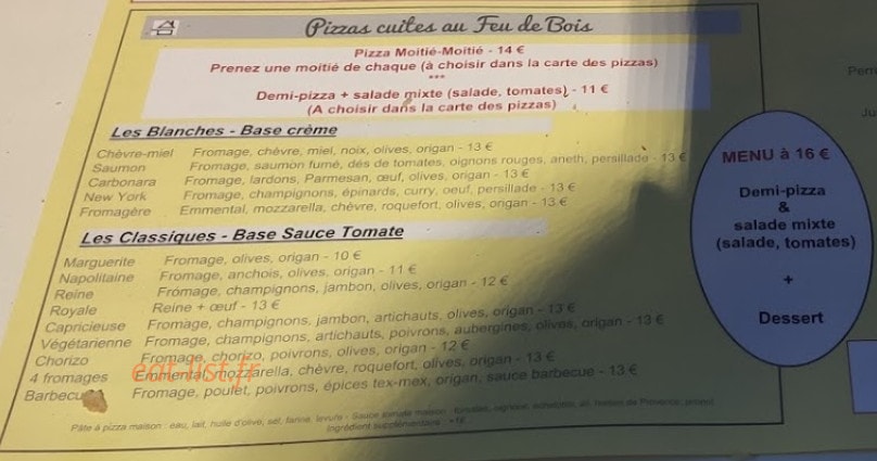 La Cuisine Au Feu De Bois — carte page 2