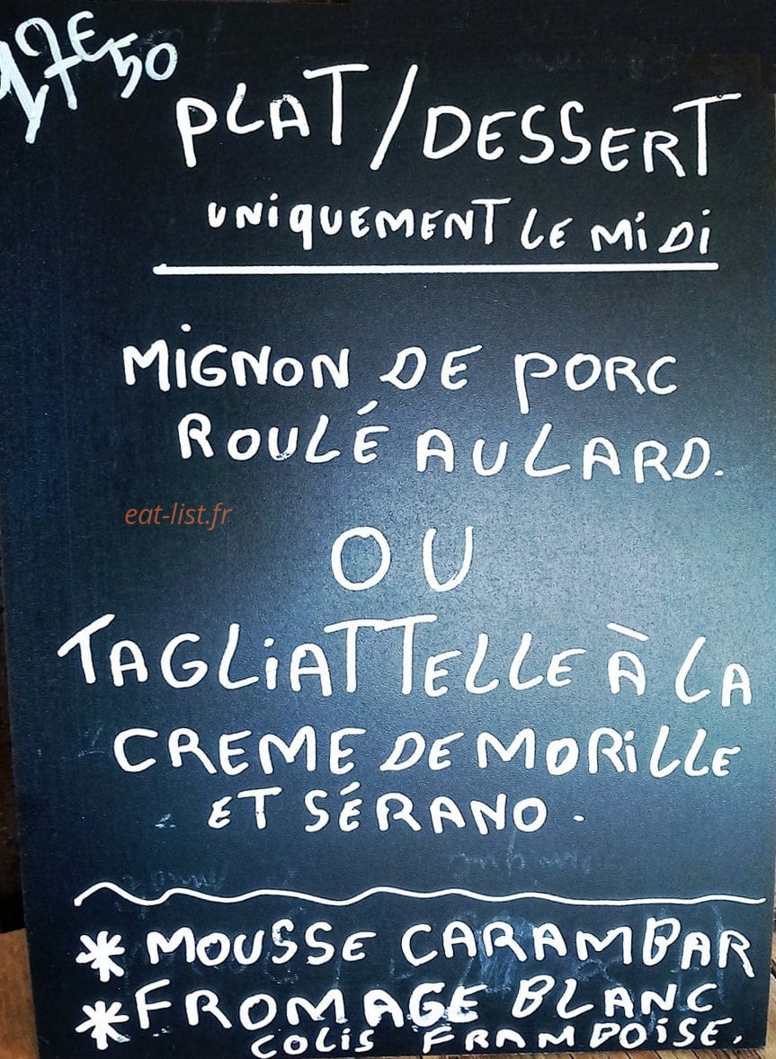 Le Chalet Des Saveurs — carte page 2