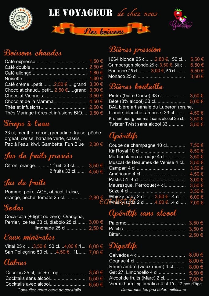 Le voyageur de chez nous — carte page 6