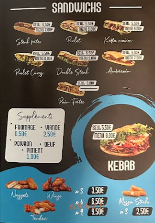 Snack Food House — carte page 2