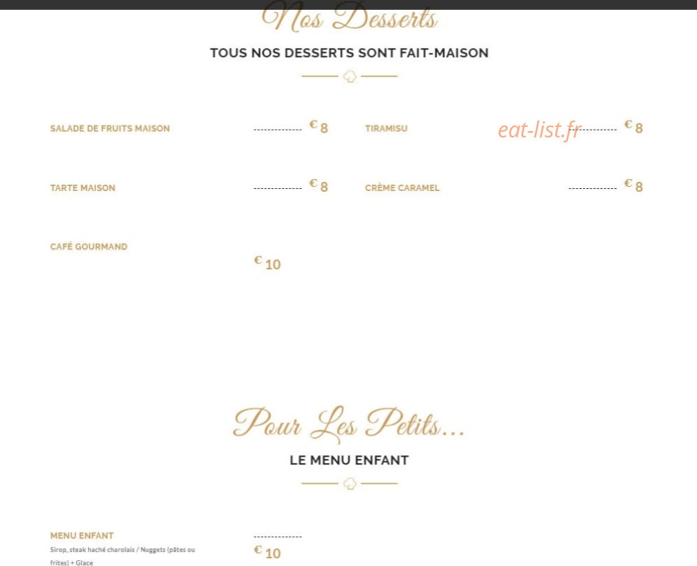La Petite Ecole — carte page 2