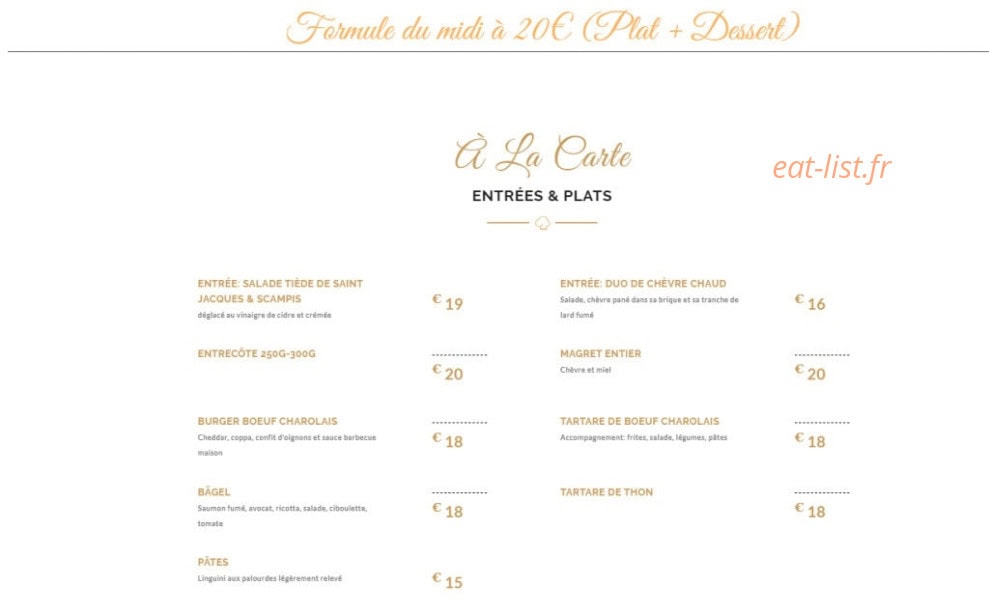 La Petite Ecole — carte page 1