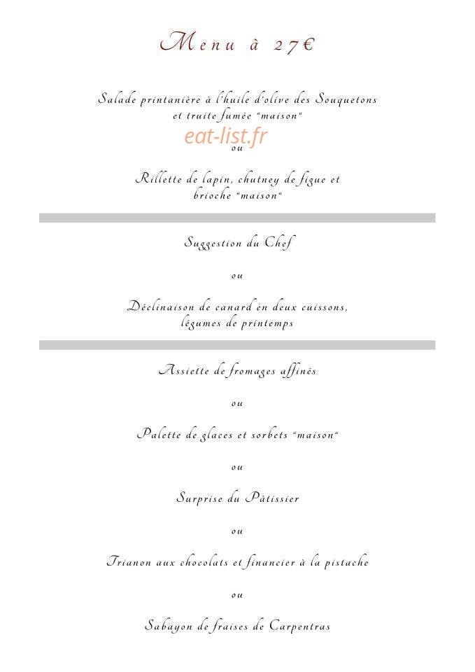 La Colombe — carte page 5