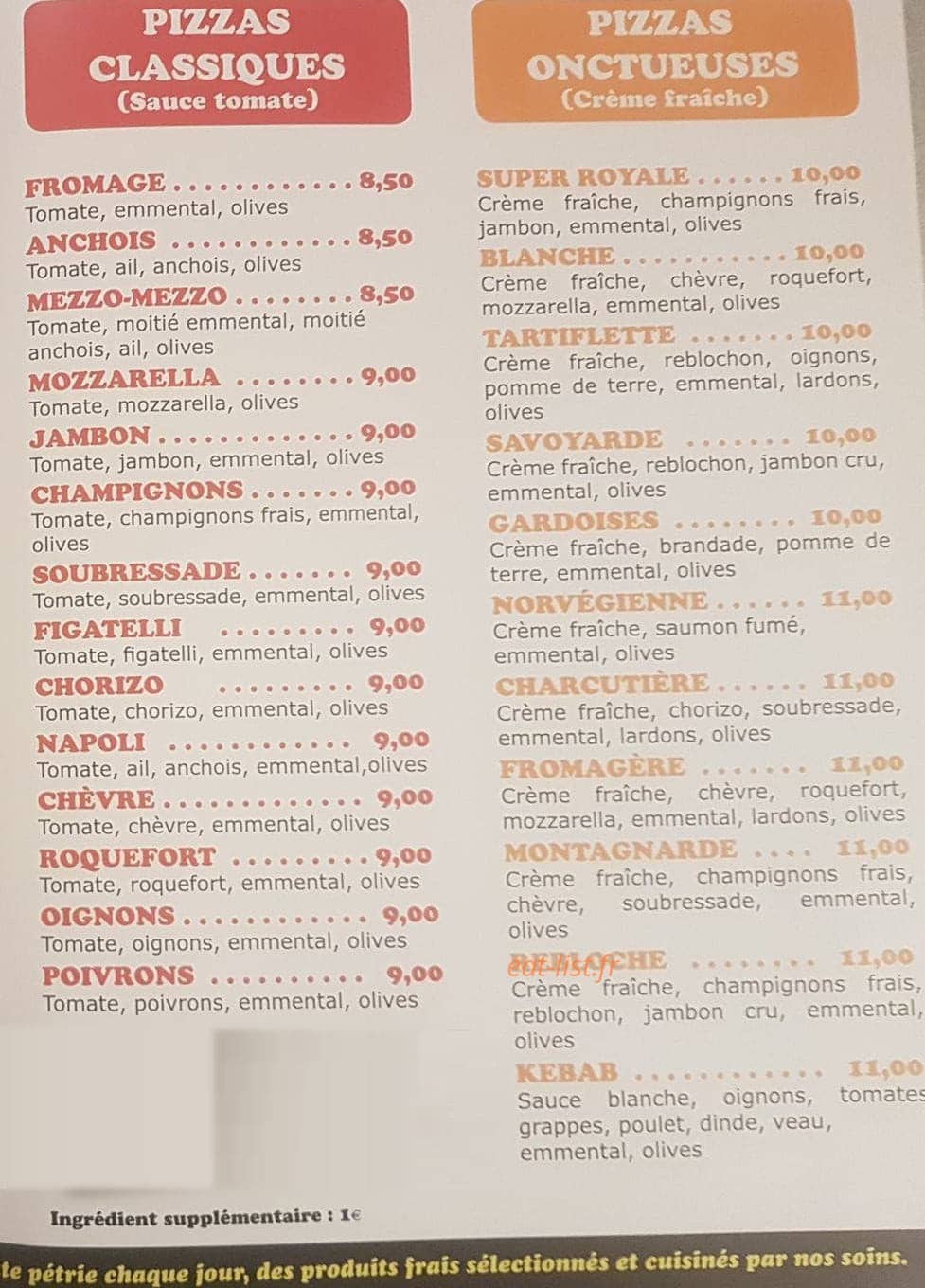 La Mamma — carte page 2