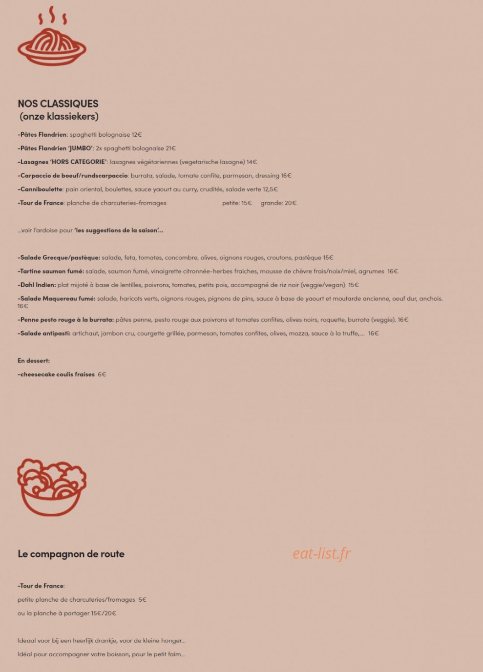 Le Flandrien — carte page 1
