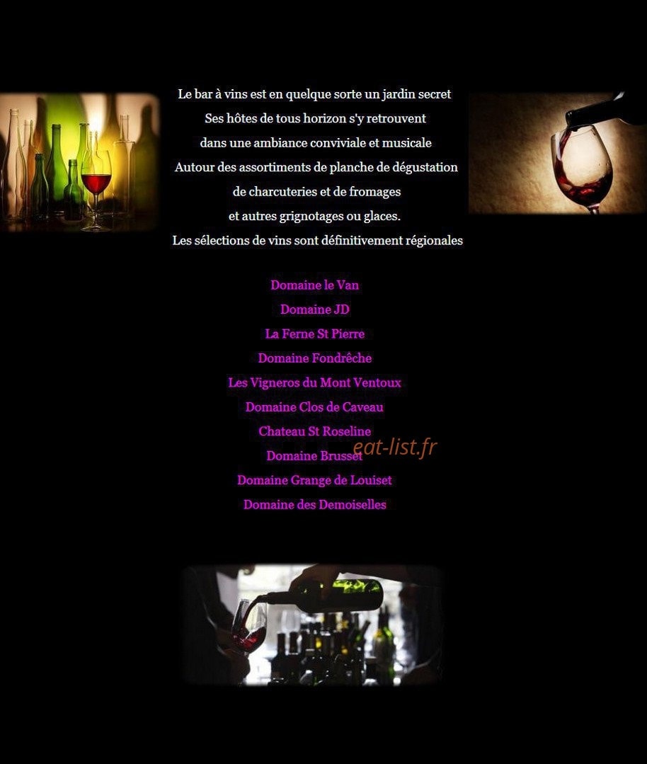 Le lounge — carte page 2