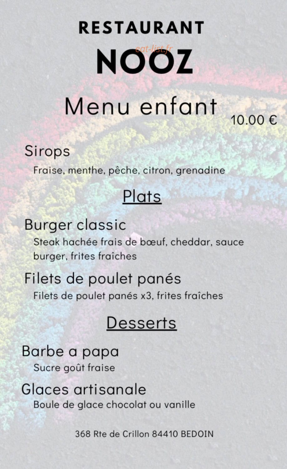 Nooz — carte page 6