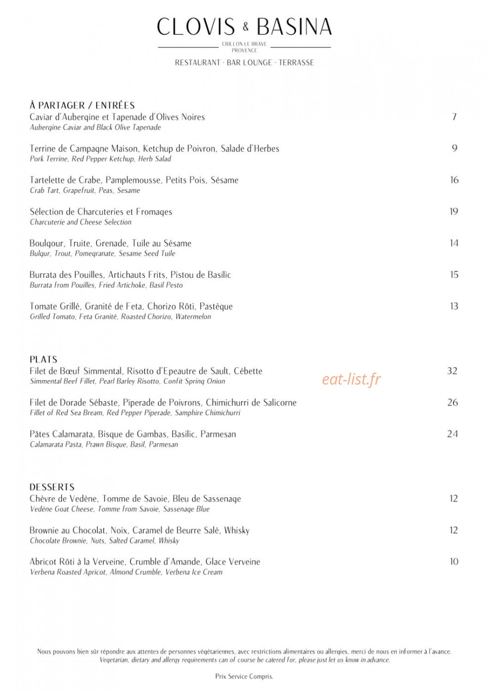 Clovis & Basina — carte page 1