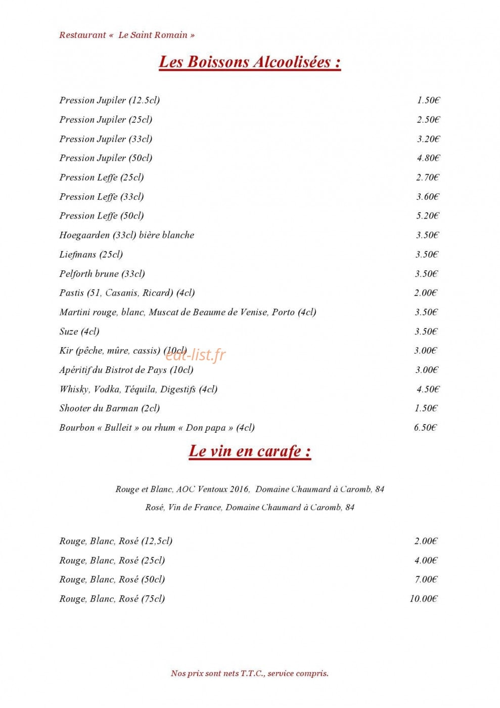 Le Saint Romain — carte page 7