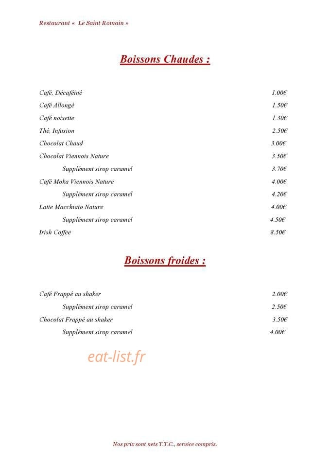 Le Saint Romain — carte page 6